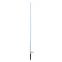 Kunststofpaal EXTRA wit 9-ogen 142cm