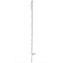 Kunststofpaal standaard wit 8-ogen 105cm