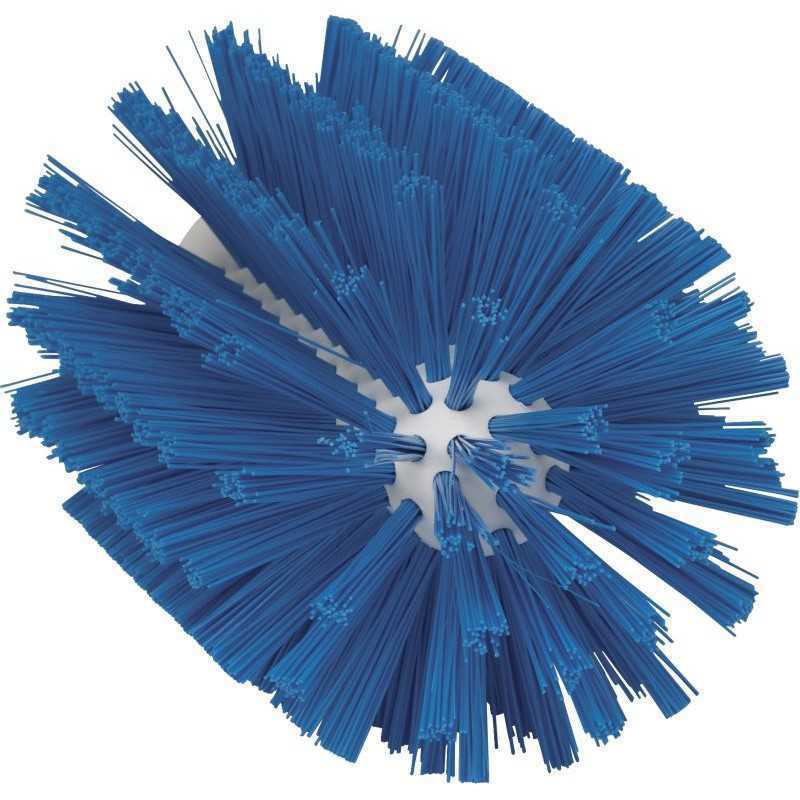 Leidingborstelkop Vikan medium 53801033 blauw Ø103 mm