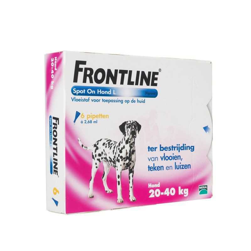 credit hoek Onderling verbinden Frontline Hond L 20-40kg