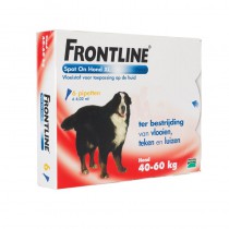 Frontline hond XL &gt40 kg 6 pipetten