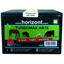 Batterij 9V TURBOMAX AB75